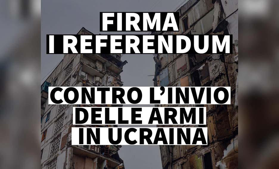 Referendum contro invio armi Ucraina