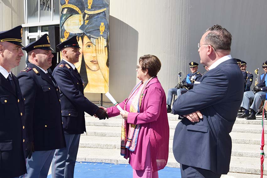 Sassari 171 anniversario fondazione della Polozia di Stato Paola Dessi