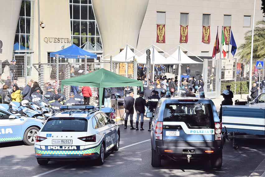 Sassari Polizia Stato anniversario