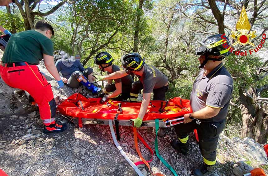 Escursionista tedesca soccorsa nella Valle di Lanaittu 1 Scursionista tedesca soccorsa Valle Lanaitu