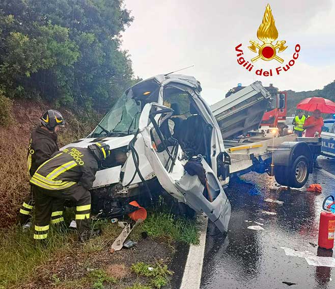 Incidente 131 Dcn furgone