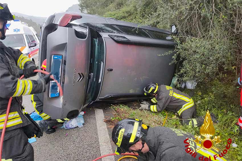 Incidente SP 3 per Ossi