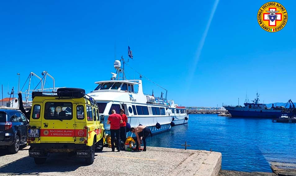 Soccorso Alpino cala Gonone