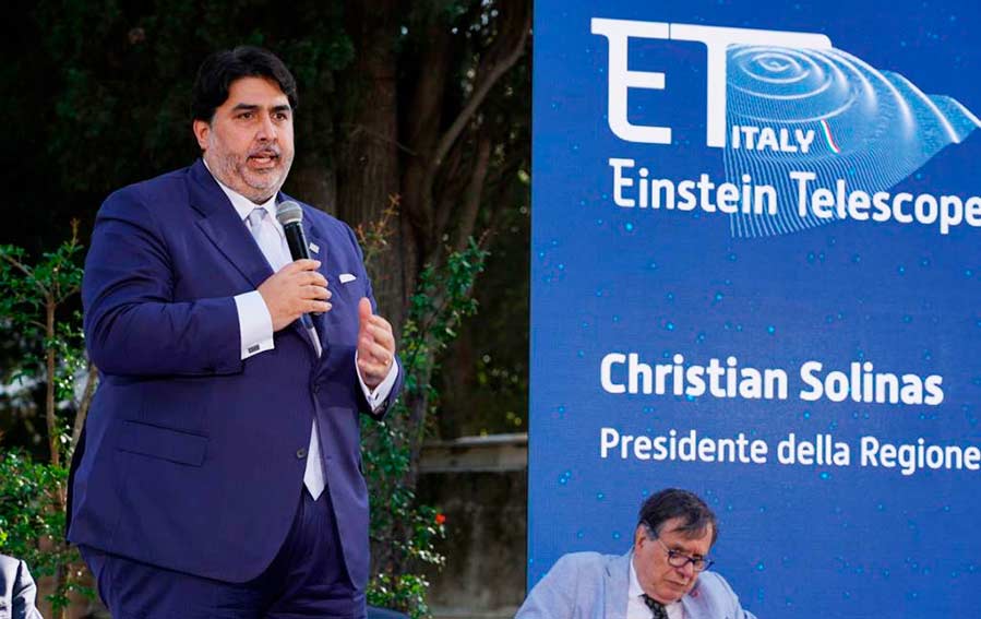 Einstein Telescope presentazione a Roma Solinas