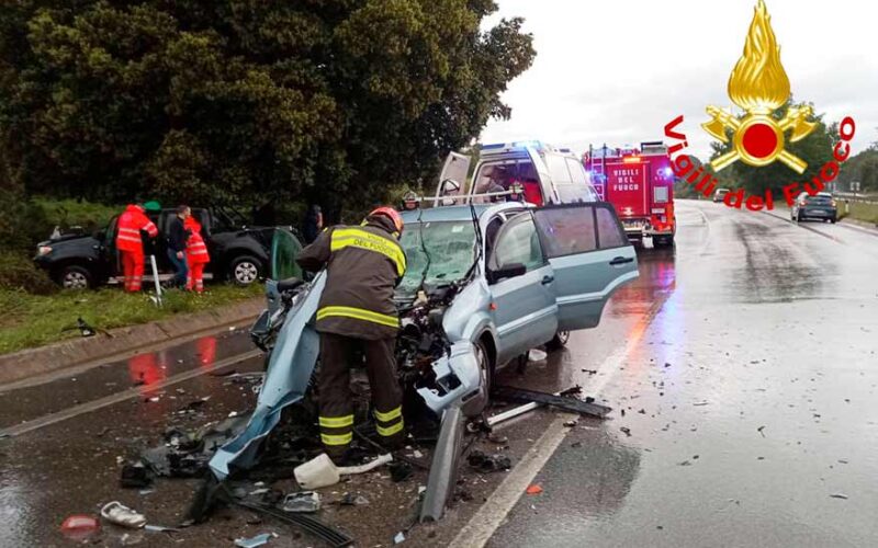 Incidente Villanova Strisaili statale 389