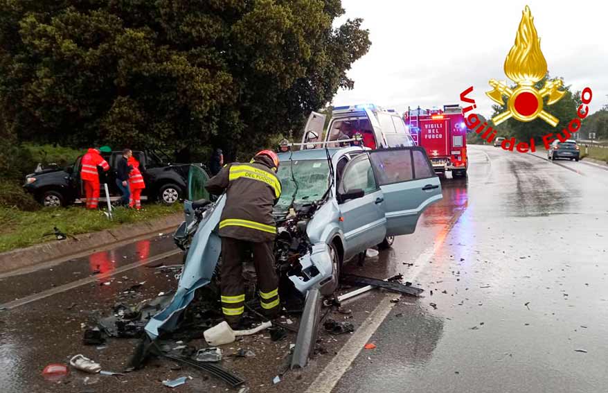 Incidente Villanova Strisaili statale 389