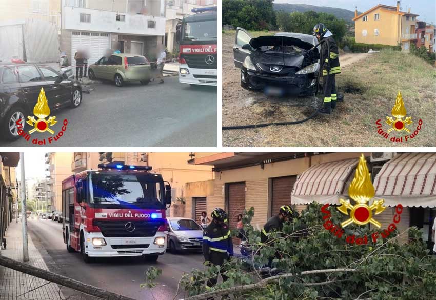 Interventi Vigili del Fuoco Sassari