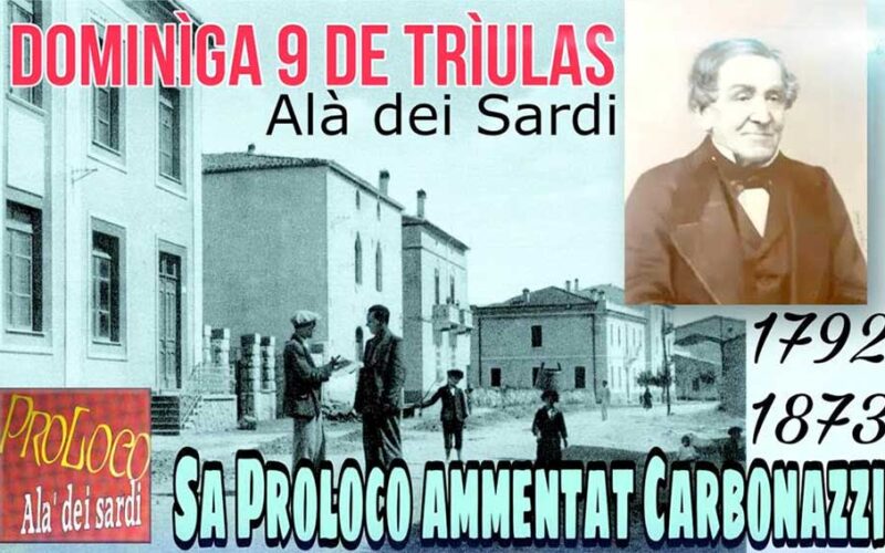 Lastra commemorativa Ala dei Sardi ingegnere Carbonazzi