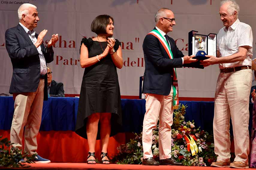 Sassari, il Candeliere d'oro speciale a Mario Segni 2 Candeliere Oro sassari