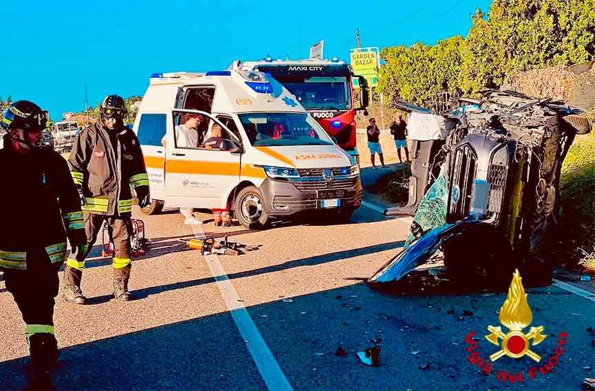 Incidente Olbia provinciale 73