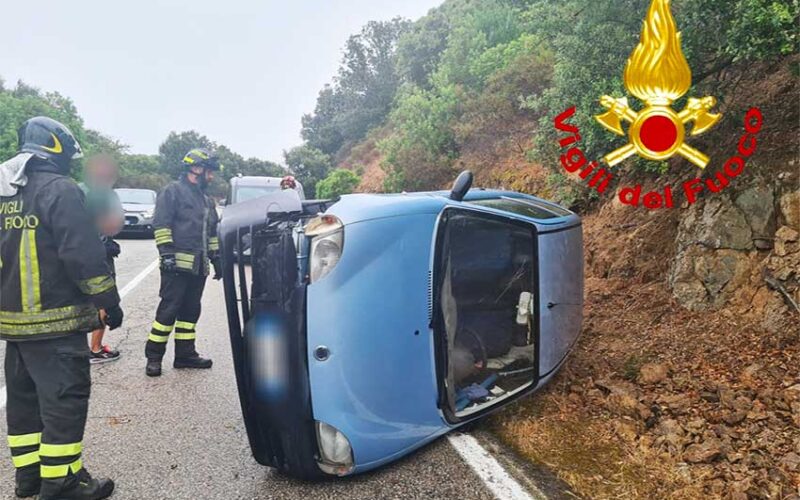 Incidente sp 14 Arzachena Luogosanto