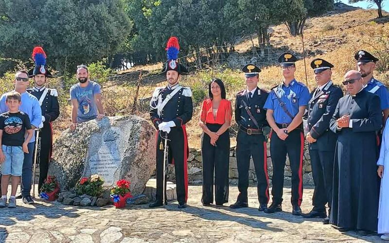 Orune commemorazione brigadiere Paolo Corbeddu