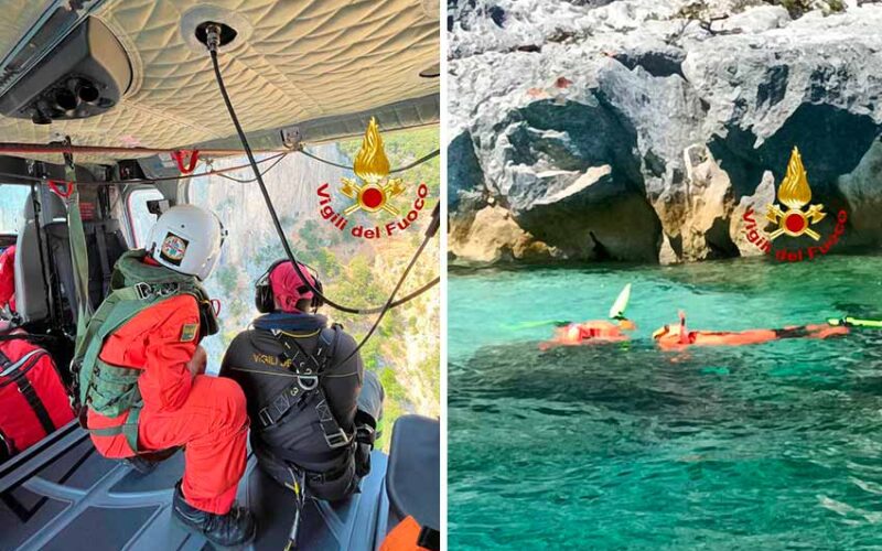 Sopralluogo Vigili del Fuoco alle Piscine di Venere