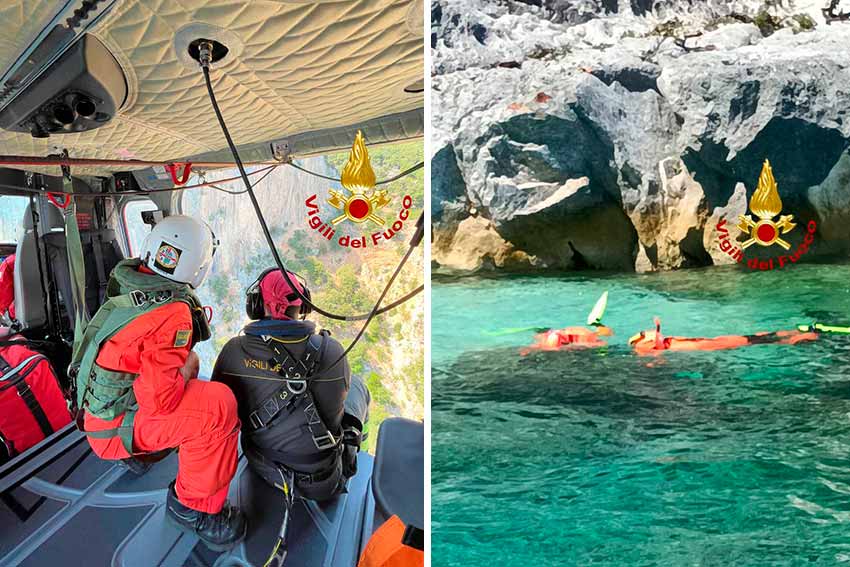 Sopralluogo Vigili del Fuoco alle Piscine di Venere