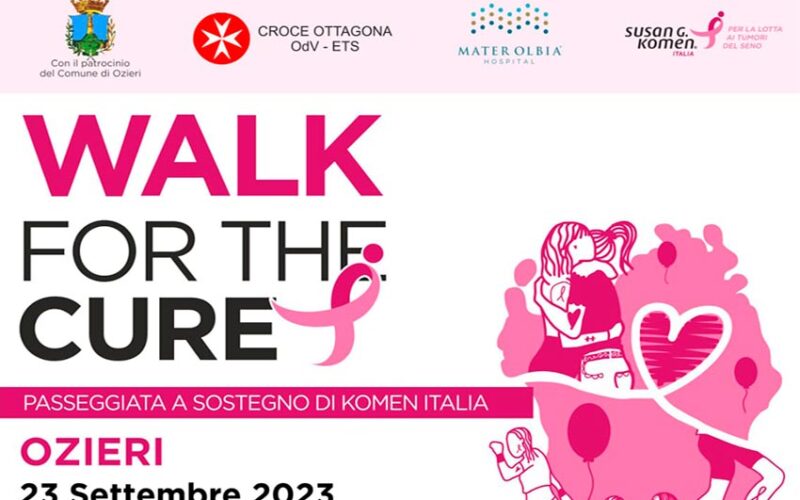 Walk for the cure a Ozieri camminata in rosa