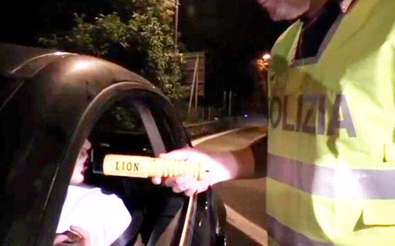 Alcol test Polizia Stradale