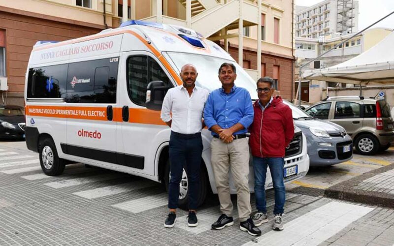 Ambulanza elettrica Aou sassari