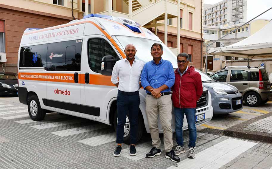 Ambulanza elettrica Aou sassari