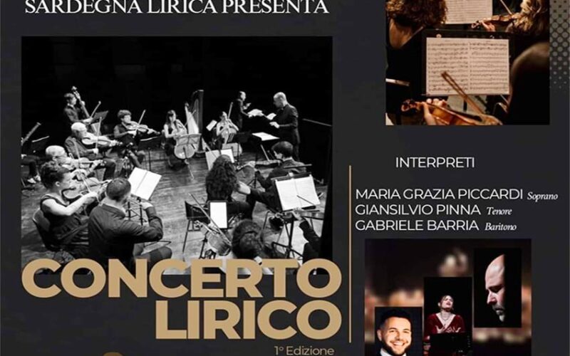 Concerto lirico a Monti con orchestra da camera Cagliari