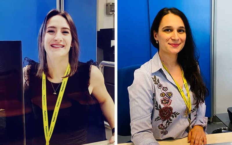 Daniela Sini e Francesca Cabizza impigate Poste Italiane