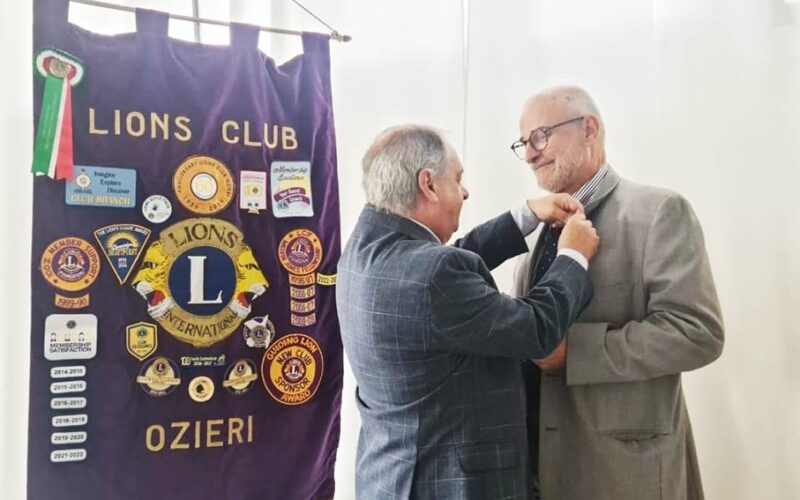 Nuovo presidente Lions Club Ozieri Giuseppe Crabolu