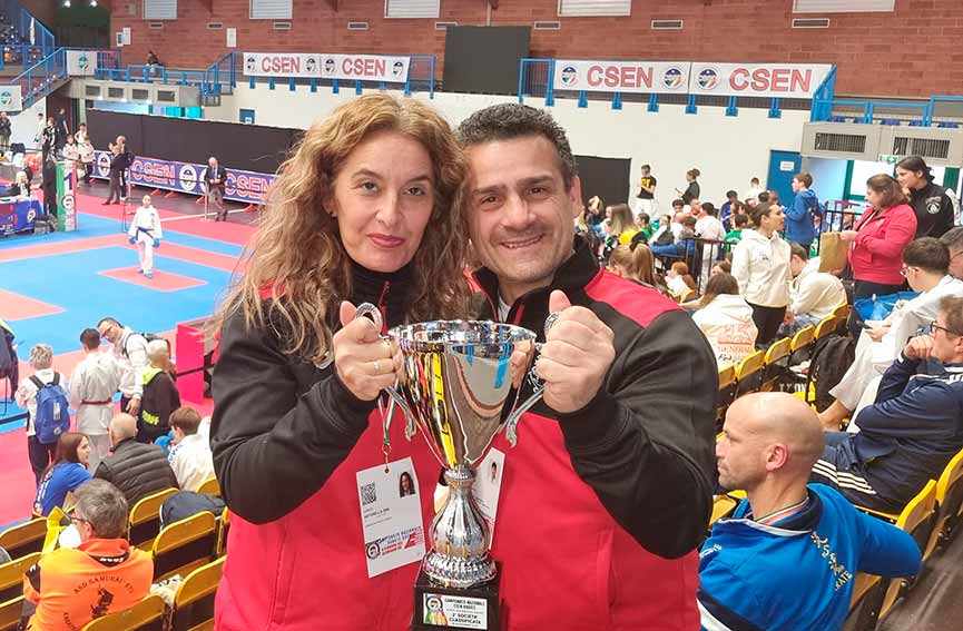 Straordinario secondo posto per la Sandalia Karate Ozieri al Campionato nazionale Csen 1 Daniele Ledda Sandalia Karate Ozieri