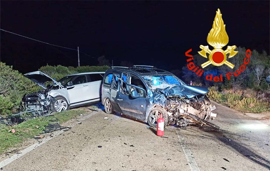 Incidente Sp 90 Trinita Agultu