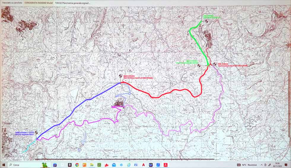 Progetto circonvallazione Nulvi