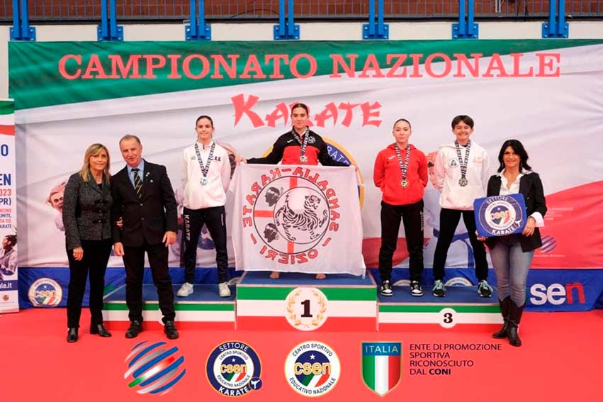 Straordinario secondo posto per la Sandalia Karate Ozieri al Campionato nazionale Csen 4 Sandalia Karate Ozieri 1.2