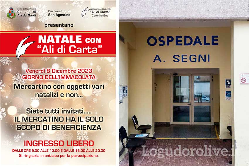 Ala dei sardi Mercatino pro oncologia ospedale di Ozieri