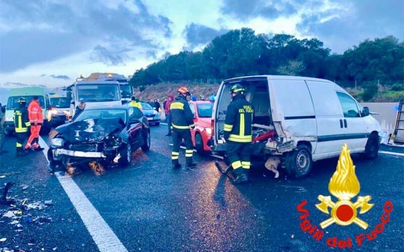 Berchidda incidente Statale 729