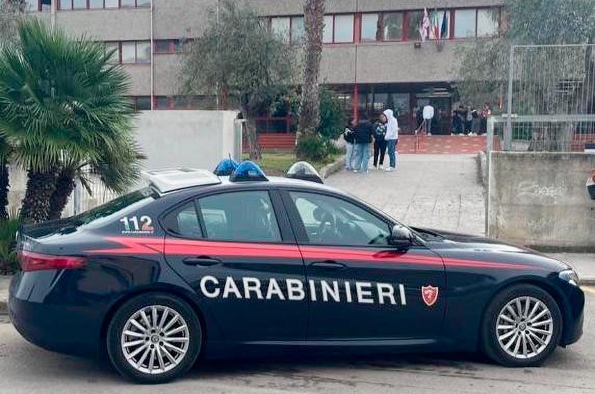 Carabinieri Alghero furto liceo Fermi