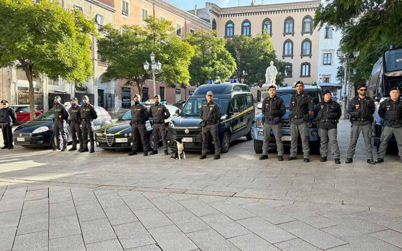 Centro storico di Sassari controllo delle Forze Ordine