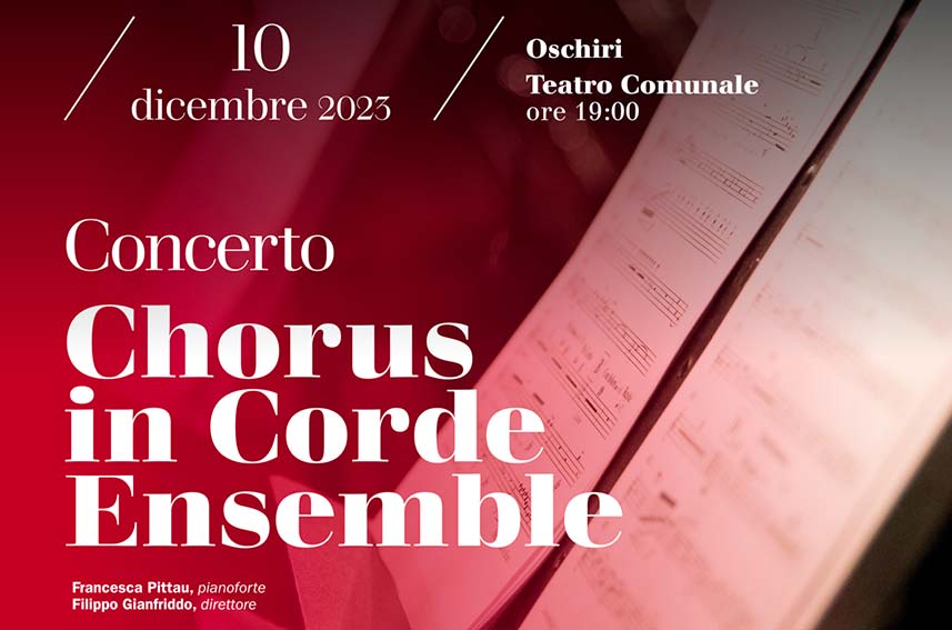 Concerto Oschiri Chorus in Corde Ensamble