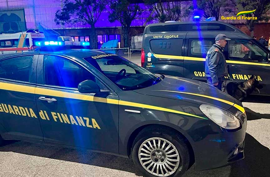 Controlli antidroga Guardia di Finanza Cagliari