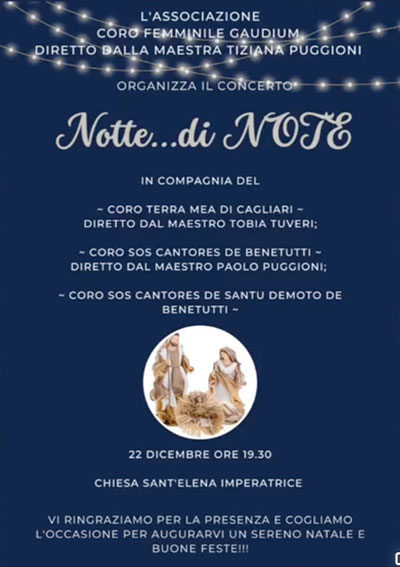 Locandina Benetutti concerto Natale