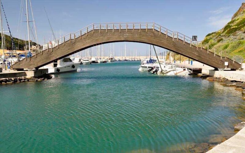 Ponte pedonale porto turistico Castelsardo