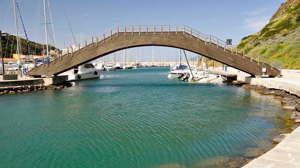 Ponte pedonale porto turistico Castelsardo