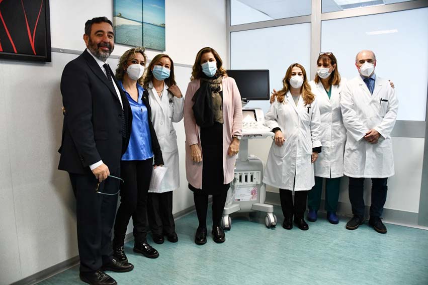 Consegna ecografo Breast Unit Aou Sassari