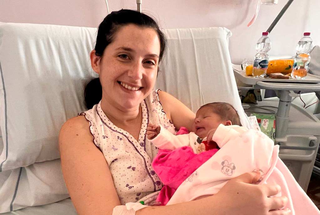 Virginia ultima nata 2023 con la mamma Monica Serra