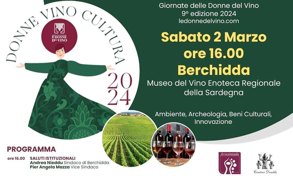 Donne vino cultura a Berchidda