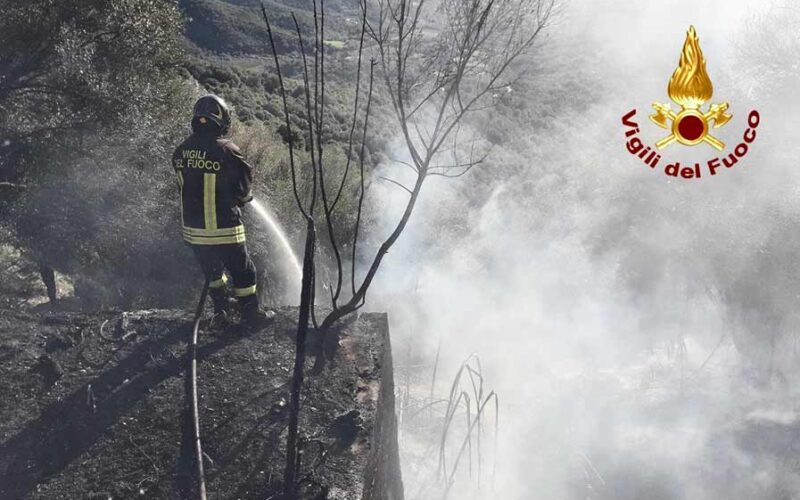 Incendio di Baunei