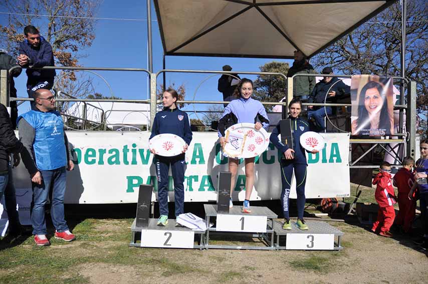 Podio femminile Cross Ala dei Sardi