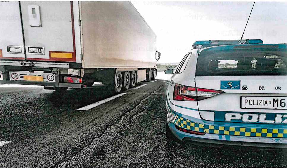 Polizia Stradale mezzi pesanti