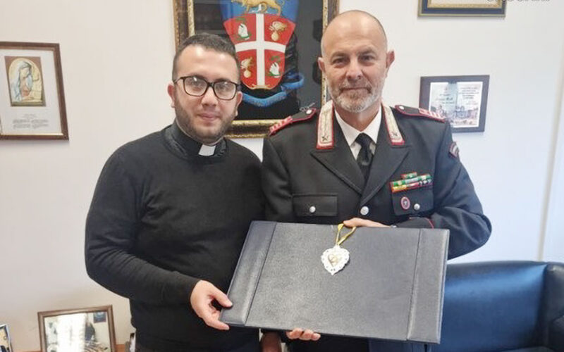 Ritrovato Cuore votivo argento Chiesa della consolata Porto Torres