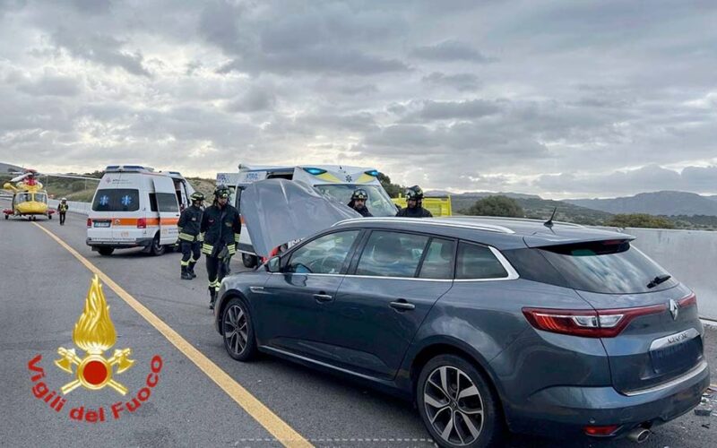 Berchidda incidente Sassari Olbia