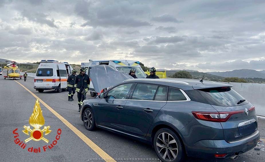 Berchidda incidente Sassari Olbia