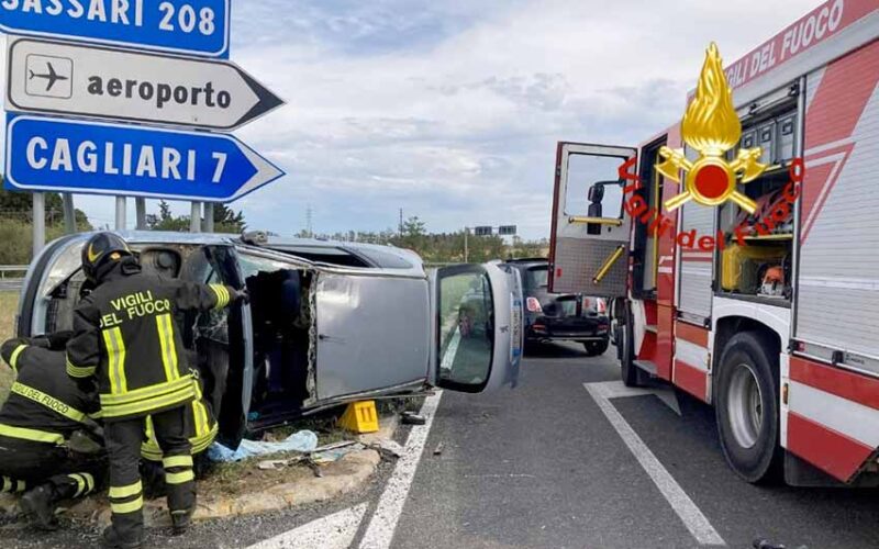 Incidente svincolo Elmas 2