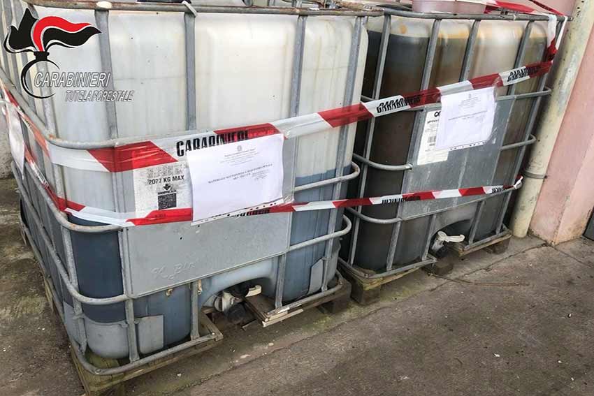 Scoperto deposito abusivo di rifiuti liquidi a La Maddalena: denunciato un imprenditore 1 Contenitori rifiuti La Maddalena