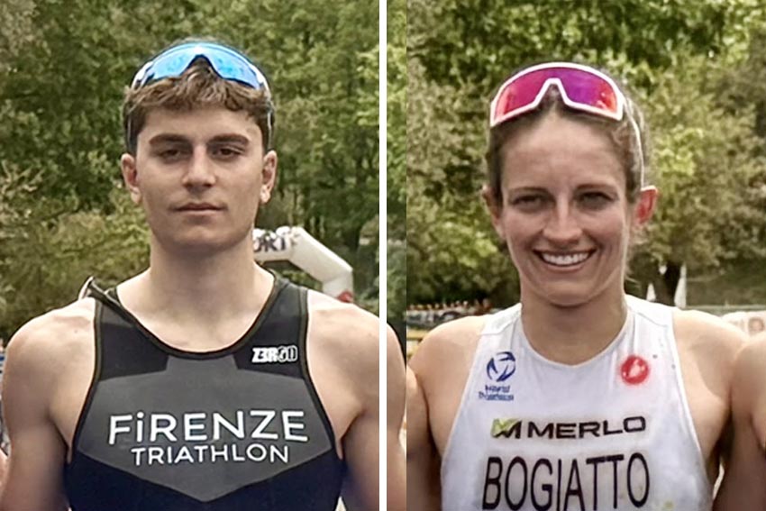 Al Triathlon Gennargentu di Gavoi brillano Davide Catalano e Noemi Bogiatto 1 Davide Catalano e Noemi Bogiatto